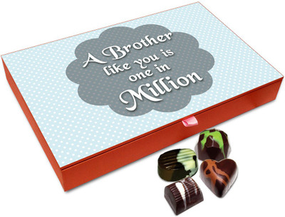 

Chocholik Rakhi Gift - You Are One In A Million My Brother Chocolate Box For Brother / Sister - 12pc Truffles(144 g)
