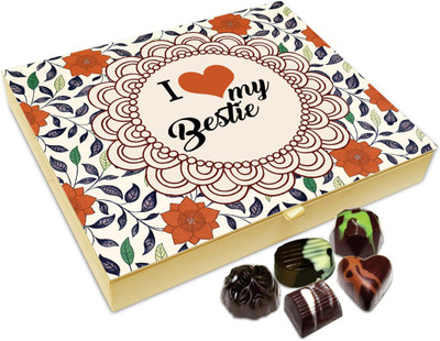 

Chocholik Friendship Gift Box - My Bestie Is The Best Friend Anyone Can Have Chocolate Box For Friends - 20pc Truffles(240 g)
