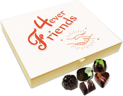 

Chocholik Friendship Gift Box - We All Will Remain Friends Forever Chocolate Box For Friends - 20pc Truffles(240 g)