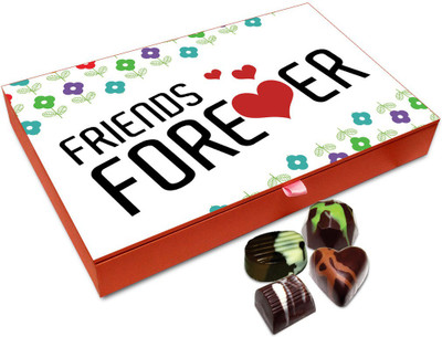 

Chocholik Friendship Gift Box - We Stay Together because We Are Friends Forever Chocolate Box For Friends - 12pc Truffles(144 g)