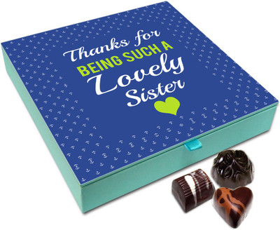 

Chocholik Rakhi Gift Box - Thank You For Being Such An Amazing Brother Chocolate Box For Brother / Sister - 9pc Truffles(108 g)