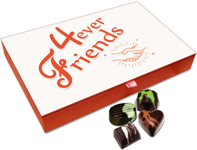 

Chocholik Friendship Gift Box - We All Will Remain Friends Forever Chocolate Box For Friends - 12pc Truffles(144 g)