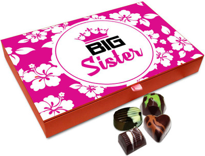 Chocholik Rakhi Gift Box - You Are Queen Of A Sister Chocolate Box For Brother / Sister - 12pc Truffles(144 g)