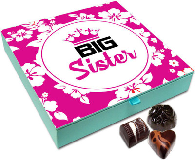 

Chocholik Rakhi Gift Box - You Are Queen Of A Sister Chocolate Box For Brother / Sister - 9pc Truffles(108 g)