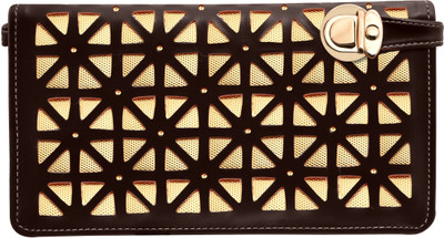 

tap fashion Party Brown Clutch