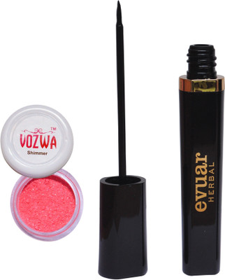 

Vozwa Red Shimmer Powder and Evuar Herbal Eye Liner(Set of 2)