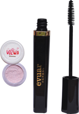 

Vozwa Light Copper Shimmer Powder and Evuar Herbal Mascara(Set of 2)