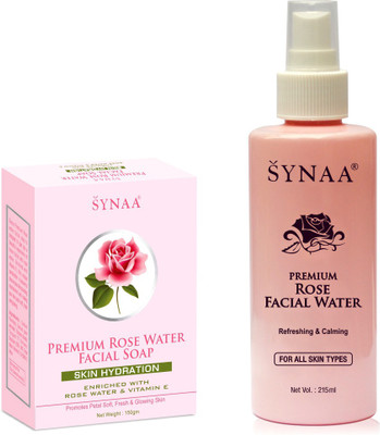 

Synaa Rose Facial Water & Facial Soap Combo Pack(Set of 2)
