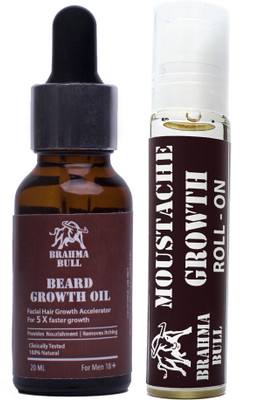 

Brahma Bull Facial Hair Growth Kit(Set of 2)