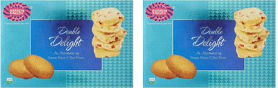 

Karachi Bakery Blue Double Delight Osmania & Fruit 400g (Pack of 2)(400 g, Pack of 2)