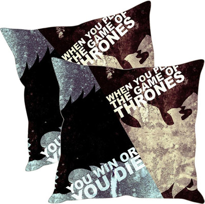 

Sleep Nature's Printed Cushions Cover(Pack of 2, 30.63 cm*30.63 cm, Multicolor)
