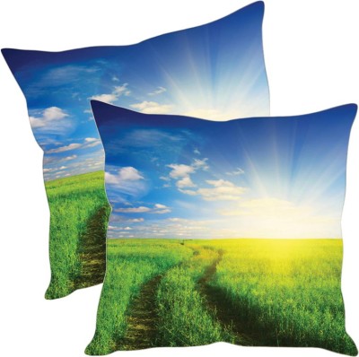 

Sleep Nature's Printed Cushions Cover(Pack of 2, 30.63 cm*30.63 cm, Multicolor)