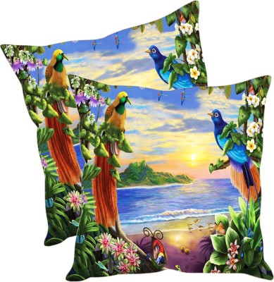 

Sleep Nature's Printed Cushions Cover(Pack of 2, 40.63 cm*40.63 cm, Multicolor)