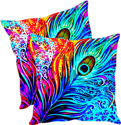 

Sleep Nature's Printed Cushions Cover(Pack of 2, 30.63 cm*30.63 cm, Multicolor)