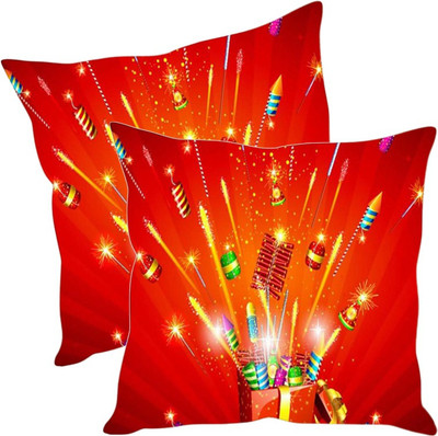 

Sleep Nature's Printed Cushions Cover(Pack of 2, 30.63 cm*30.63 cm, Multicolor)