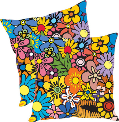 

Sleep Nature's Printed Cushions Cover(Pack of 2, 30.63 cm*30.63 cm, Multicolor)