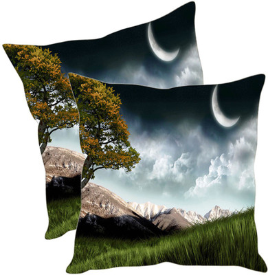 

Sleep Nature's Printed Cushions Cover(Pack of 2, 30.63 cm*30.63 cm, Multicolor)