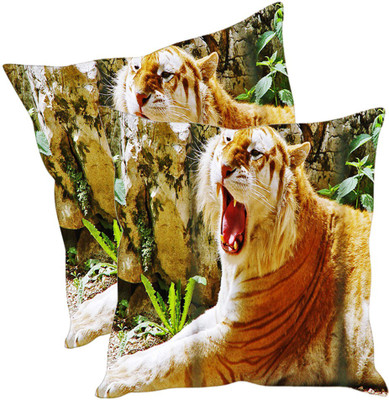 

Sleep Nature's Printed Cushions Cover(Pack of 2, 40.63 cm*40.63 cm, Multicolor)