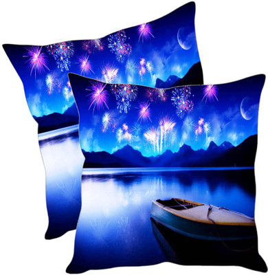 

Sleep Nature's Printed Cushions Cover(Pack of 2, 30.63 cm*30.63 cm, Multicolor)