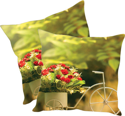 

Sleep Nature's Printed Cushions Cover(Pack of 2, 40.63 cm*40.63 cm, Multicolor)