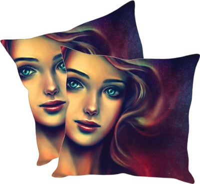 

Sleep Nature's Printed Cushions Cover(Pack of 2, 30.63 cm*30.63 cm, Multicolor)