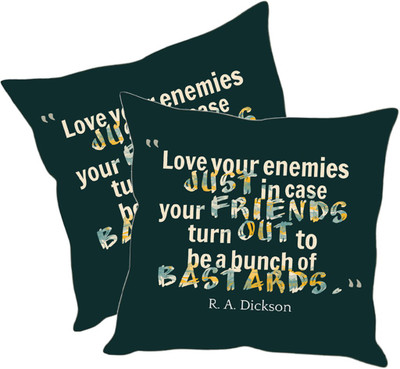 

Sleep Nature's Printed Cushions Cover(Pack of 2, 30.63 cm*30.63 cm, Multicolor)