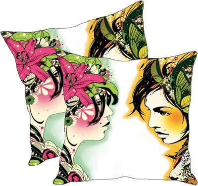 

Sleep Nature's Printed Cushions Cover(Pack of 2, 30.63 cm*30.63 cm, Multicolor)