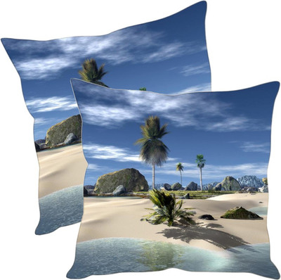 

Sleep Nature's Printed Cushions Cover(Pack of 2, 30.63 cm*30.63 cm, Multicolor)