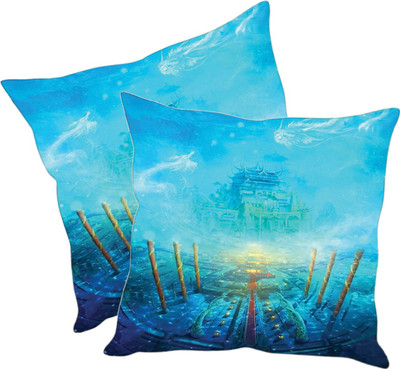 

Sleep Nature's Printed Cushions Cover(Pack of 2, 30.63 cm*30.63 cm, Multicolor)