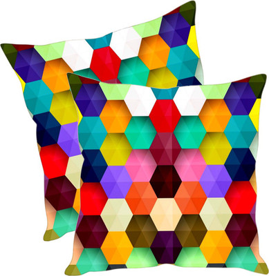 

Sleep Nature's Printed Cushions Cover(Pack of 2, 40.63 cm*40.63 cm, Multicolor)