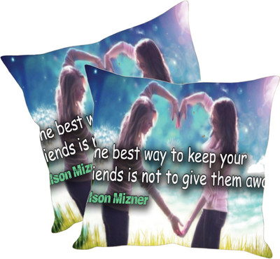 

Sleep Nature's Printed Cushions Cover(Pack of 2, 30.63 cm*30.63 cm, Multicolor)