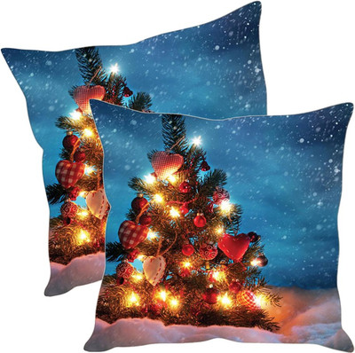 

Sleep Nature's Printed Cushions Cover(Pack of 2, 40.63 cm*40.63 cm, Multicolor)