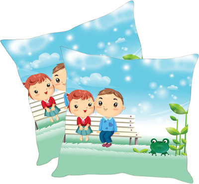 

Sleep Nature's Printed Cushions Cover(Pack of 2, 30.63 cm*30.63 cm, Multicolor)