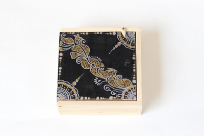 

IVEI 1 Compartments WOOD Trinket boxes(Black)