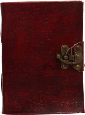 

Rajotsav Assorted Diary(Handmade Paper, Leather Cover, Dark Brown)