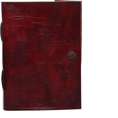 

Rajotsav Assorted Diary(Handmade Paper, Leather Cover, Dark Brown)