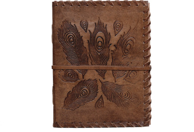 

Rajotsav Assorted Diary(Handmade Paper, Leather Cover, Brown)