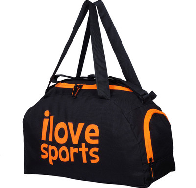 

Dee Mannequin Fitness Shoe Compartment Gym Bag(Black, Orange)
