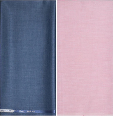 KUNDAN SULZ GWALIOR Polycotton Self Design Shirt & Trouser Fabric