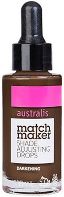 

Australis MATCH MAKER shade adjusting drops Foundation(DARK, 18 ml)