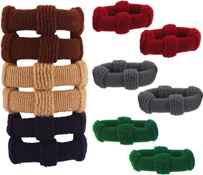 

AccessHer Multicolor Rubber Hair Band - Set of 12 Pcs Rubber Band(Multicolor)