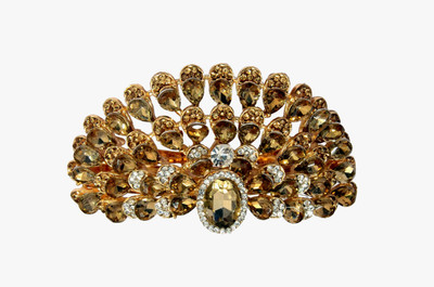 

Mansiyaorange O-HAIRCLIP535-CP Hair Clip(Gold)