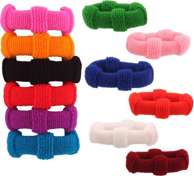 

AccessHer Multicolor Rubber Hair Band - Set of 12 Pcs Rubber Band(Multicolor)