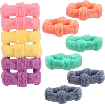 

AccessHer Multicolor Rubber Hair Band - Set of 12 Pcs Rubber Band(Multicolor)