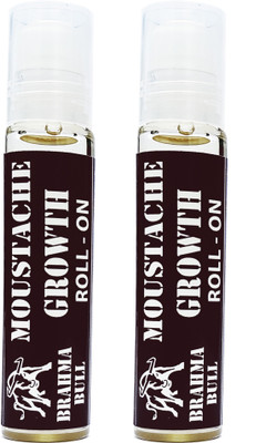 

Brahma Bull Moustache Growth Roll On (Pack of 2) Hair Oil(18 ml)