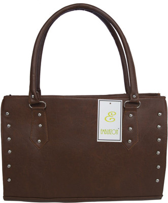 

Emblazon Hand-held Bag(Brown)
