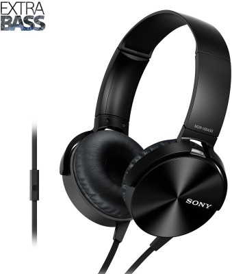 SONY XB450AP Wired Headset(Black, On the Ear)