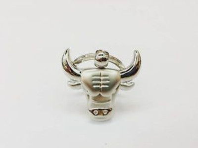 

nishacreations angury bull face Key Chain