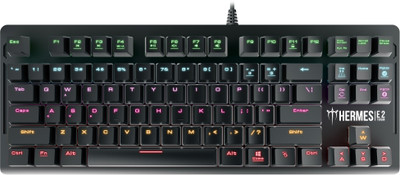 

Gamdias Hermes E2 7 Color Red Switch Mechanical Wired USB Gaming Keyboard(Black)