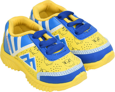 

Hotland Boys Lace Running Shoes(Yellow